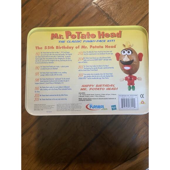 NEW Mr. Potato Head 50th Anniversary Kit w/ Tin Hasbro - Picture 3 of 7
